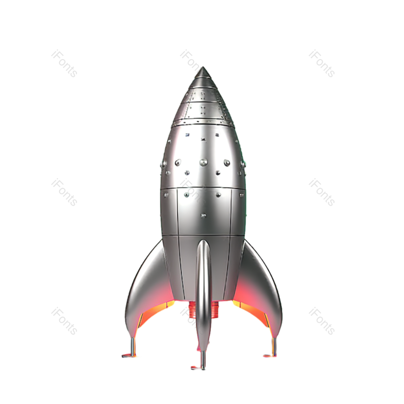 摄影图片,火箭元素,复古风格PNG,成功免抠素材